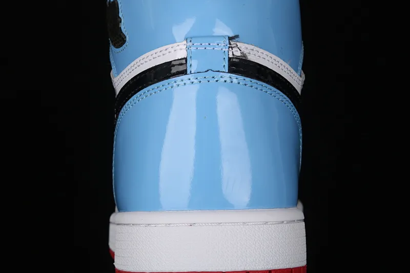 All categories Air Jordan Jordan series basketball shoes Air Jordan 1 High Air Jordan 1 "Fearless" AJ1 Joe 1 high top red and blue patent leather CK5666-100